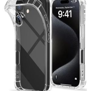 Carcasa transparente para iphone 16 plus antigolpe
