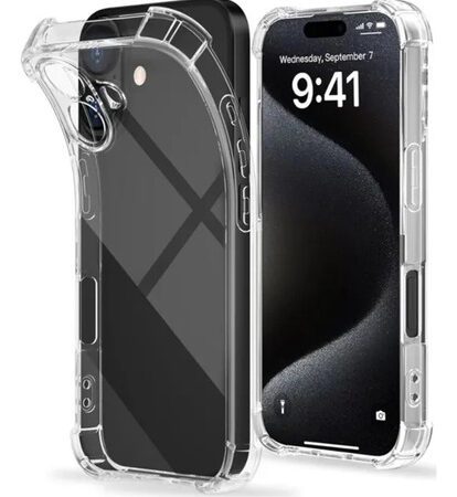 Carcasa transparente para iphone 16 plus antigolpe