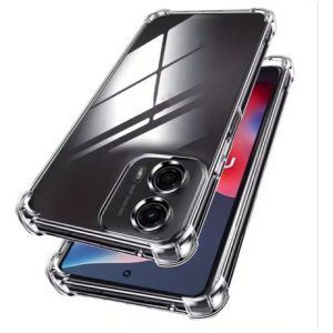 Carcasa transparente para motorola g24 power antigolpe