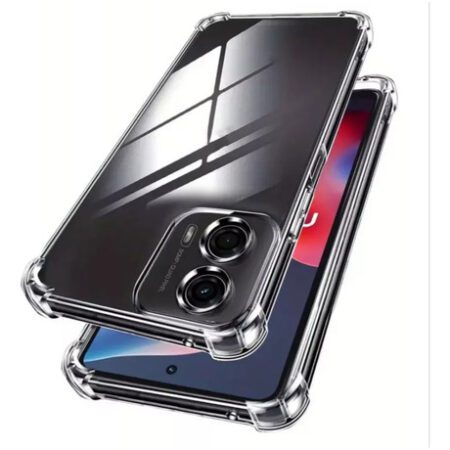Carcasa transparente para motorola g24 power antigolpe