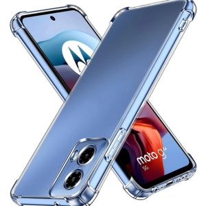 Carcasa transparente para motorola g35 5g antigolpe