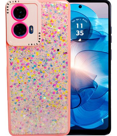Carcasa para motorola g24 power glitter incluye pop socket - vista 2