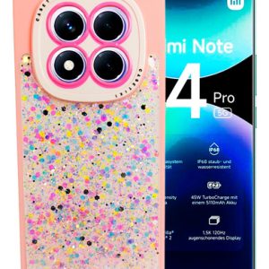 Carcasa para xiaomi redmi note 14 pro glitter con pop socket - vista 11