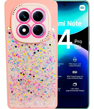 Carcasa para xiaomi redmi note 14 pro glitter con pop socket - vista 11