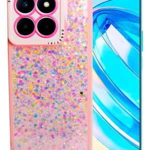 Carcasa para honor x8a 5g glitter incluye pop socket - vista 2