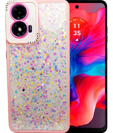 Carcasa para motorola g04 glitter incluye pop socket - vista 11