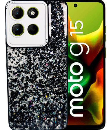 Carcasa para motorola g15 glitter incluye pop socket - vista 2