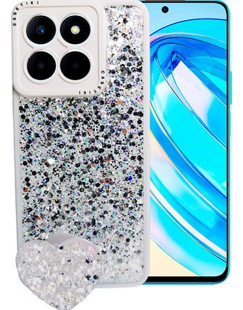 Carcasa para honor x8a 5g glitter incluye pop socket - vista 5