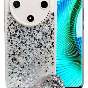 Carcasa para honor magic 6 lite glitter incluye pop socket - vista 5
