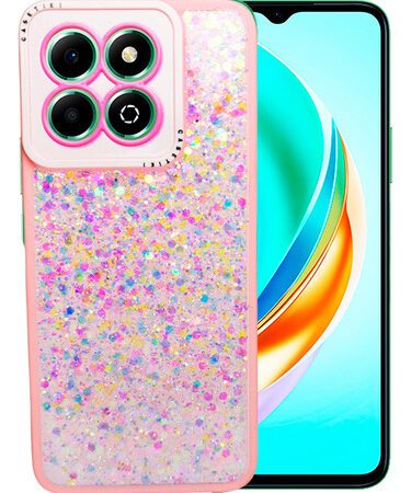 Carcasa para honor x6b 4g glitter incluye pop socket - vista 2