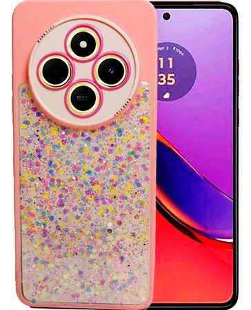 Carcasa para xiaomi redmi 14c glitter incluye pop socket - vista 2