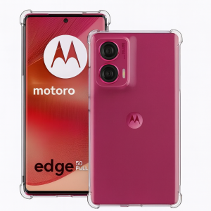 Carcasa transparente antigolpe para motorola edge 50 fusión