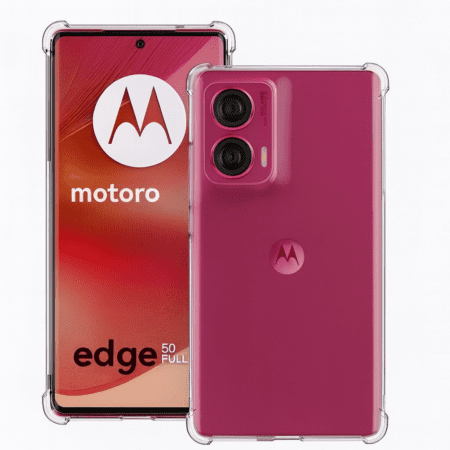 Carcasa transparente antigolpe para motorola edge 50 fusión