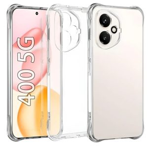 Carcasa transparente antigolpe para honor 400 5g