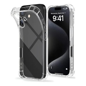 Carcasa transparente antigolpe para iphone 16