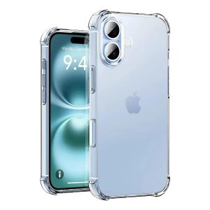 Carcasa transparente antigolpe para iphone 17