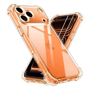 Carcasa transparente antigolpe para iphone 17 pro max