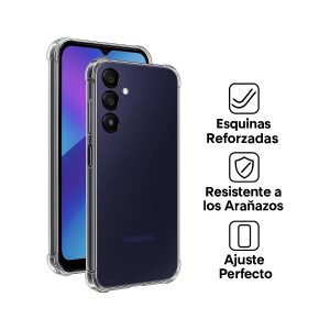 Carcasa transparente antigolpe para samsung a16 - vista 2