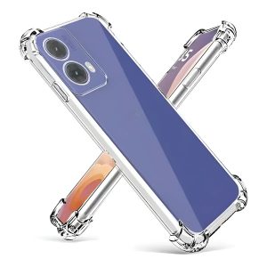 Carcasa transparente antigolpe para motorola g85