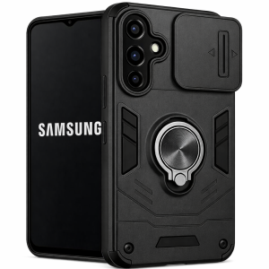 Carcasa para samsung a17 anillo cubre camara