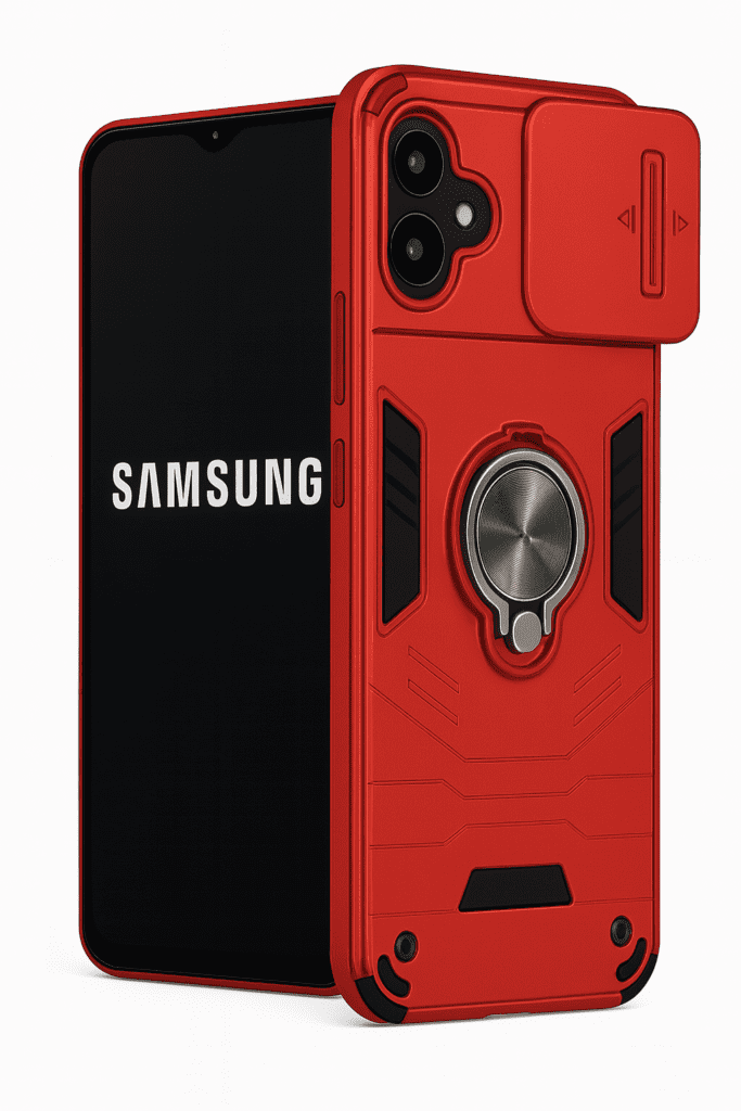 Carcasa para samsung a07 anillo cubre camara
