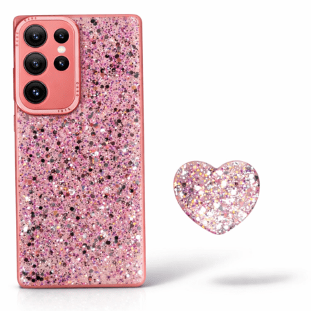 Carcasa para samsung s25 ultra glitter brillo con pop socket - vista 2