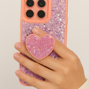 Carcasa para motorola g56 glitter brillo incluye pop socket - vista 2