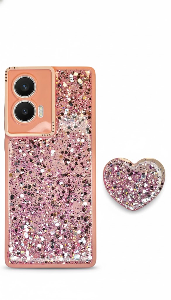unnamed (1) Carcasa para motorola g85 glitter brillo con pop socket - vista 2