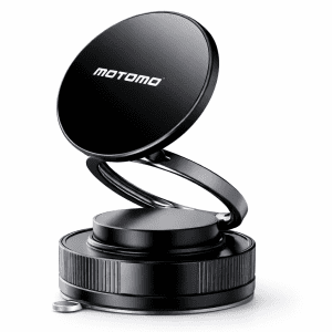 Soporte Magnetico De Celular Para Auto Ventosa Motomo Mo-q14 Negro