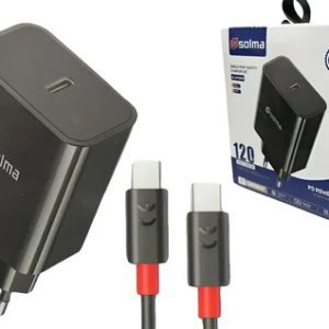 Cargador De Pared Tipo C Carga Rapida 120w Solma
