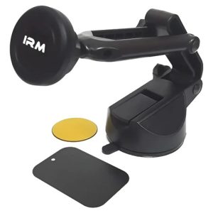 Soporte Magnetico Celular Auto Ventosa Iman Brazo Irm 04111 Negro
