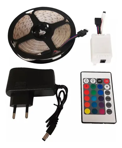 D_610585-MLC74865620302_032024-O.webp Cinta Led Con Control Remoto Y Transformador 5 Mts Irm 01042