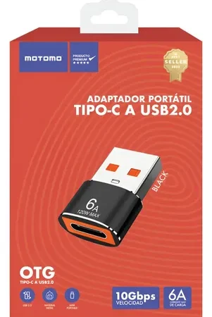 Adaptador Tipo C A Usb 2.0 Otg 10gbps Adapt10 Motomo