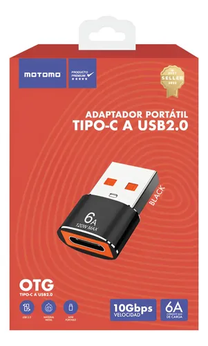 Adaptador Tipo C A Usb 2.0 Otg 10gbps Adapt10 Motomo