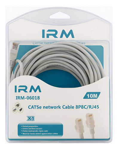 D_617516-MLC99840308781_112025-O.jpg Cable De Red Cat5e 8p8c/rj45 10 Metros Irm 06018