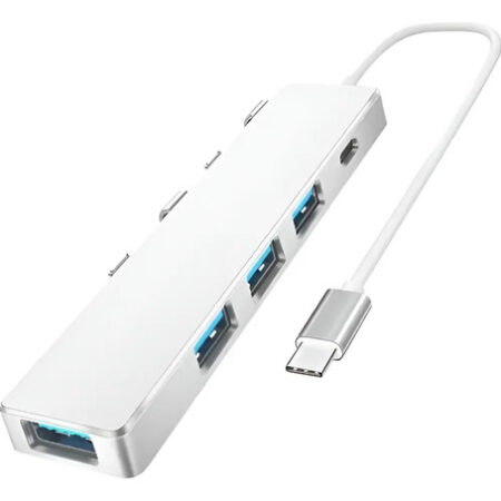 Adaptador Hub Tipo C 5 Puertos Usb 3.1 5 Gbps Irm-09375