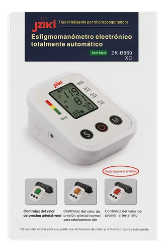 D_630695-MLC92511216819_092025-O.webp Esfigmomanometro Electronico Medir Presion Jziki B869xc