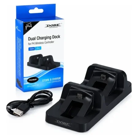 Base De Carga Para Control Ps4 Dual Con Usb