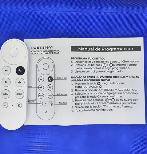 D_752430-MLC85605967215_062025-O.webp Control Remoto Compatible Con Google Chromecast Irm-13459