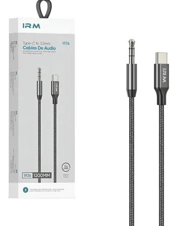 Cable Auxiliar Tipo C Jack 3.5mm Adaptador Audio Ir36