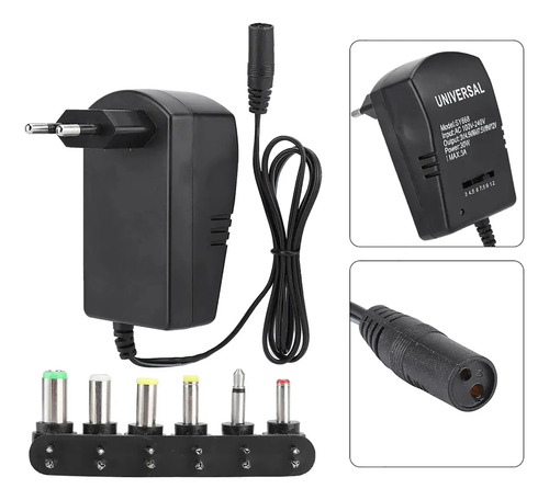 D_798731-MLC97344108883_112025-O.jpg Adaptador Corriente Universal 30w Regulable 12v3a Irm-10193