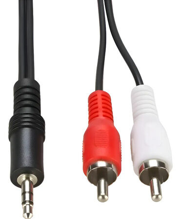 Cable De Audio De Plug 3.5mm A Rca 1.5m Irm-05993