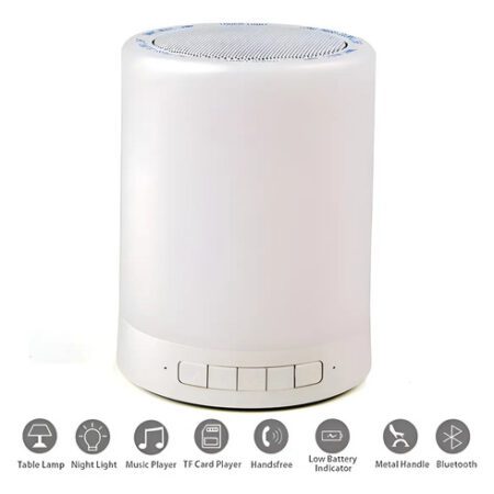 Parlante Altavoz Bluetooth Con Luz Led Recargable Cl-671