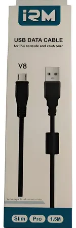 Cable Micro Usb V8 Para Playstation 4 Y Varios Irm 08037