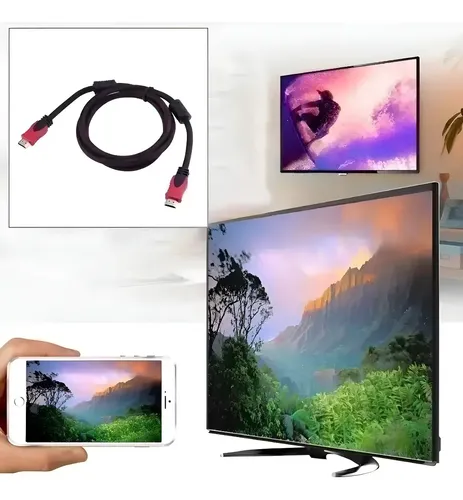 D_921592-MLC97401205450_112025-O.webp Cable Hdtv Hdmi 3 Metros 1080p Blindado Enmallado Reforzado
