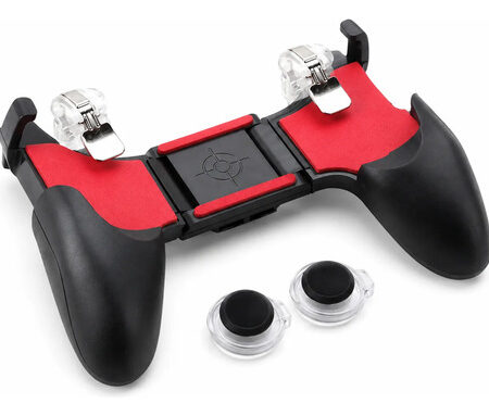 Control Gamepad Para Celular Gamer Con Gatillos L1 R1 5 En 1