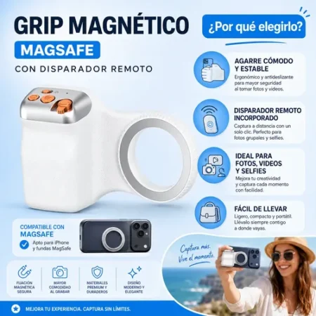 Control Remoto Anillo Magnetico Bluetooth Para Celular Fotos