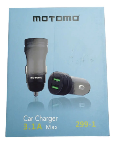 D_724829-MLC80222888956_112024-O.jpg Cargador De Auto 2 Usb 3.1a Motomo 299-1
