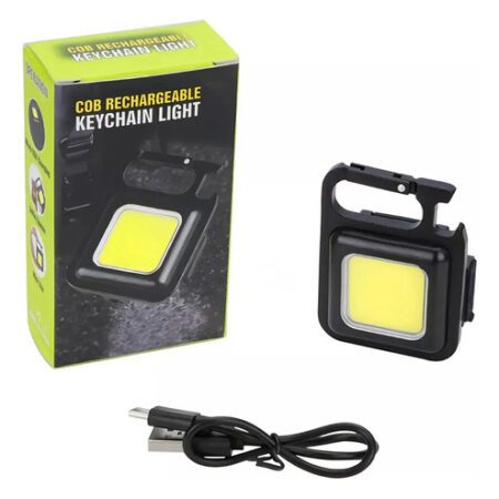 Linterna Led Llavero Gancho Con Iman, Recargable Irm-10552