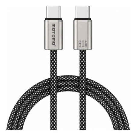 Cable De Carga Rápida 60w Tipo C Trenzado 1 Metro Metal